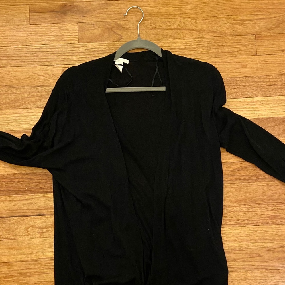Black cardigan